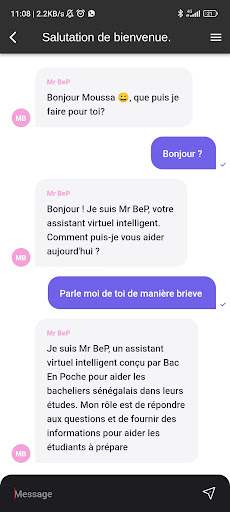 Bac en Poche Screen 2