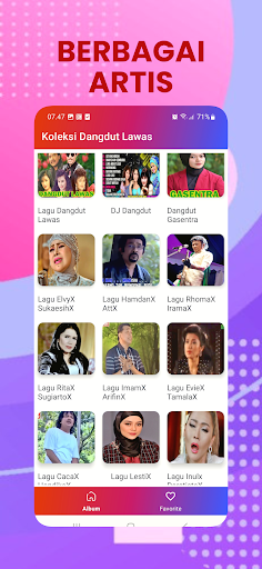 Android application Lagu Dangdut Lawas XOffline screenshort