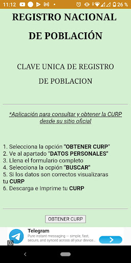 CURP MEXICO Enlace Consulta Screenshot 2 - AppWisp.com