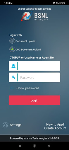 Android application SAAMNE screenshort