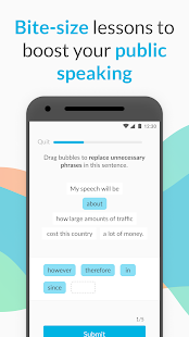 Orai for Public Speaking, Pres Screenshot