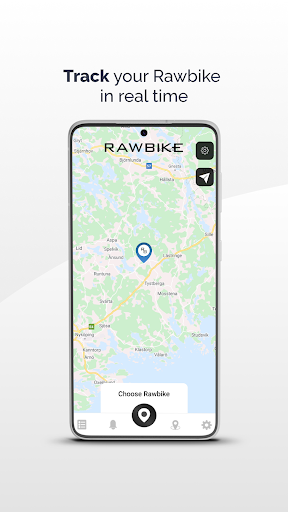 Android application RAWBIKE screenshort