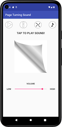 Android application Page Turning Sound screenshort