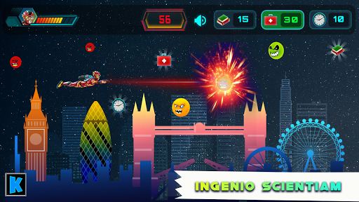Android application Alien Attack OctronsChallenge screenshort