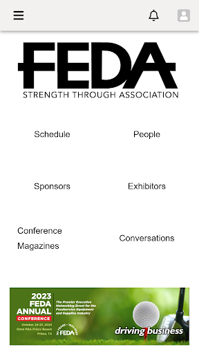 Android application 2023 FEDA Annual Conference screenshort