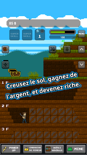 Code Triche Super Miner : Faites évoluer vos mineurs  APK MOD (Astuce) 2