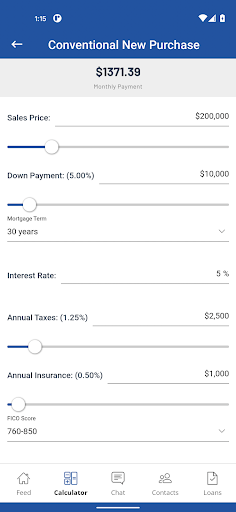 Diamond Residential Mortgage Screen 3