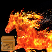 fire horse wallpaper - mythical animal wallpaper