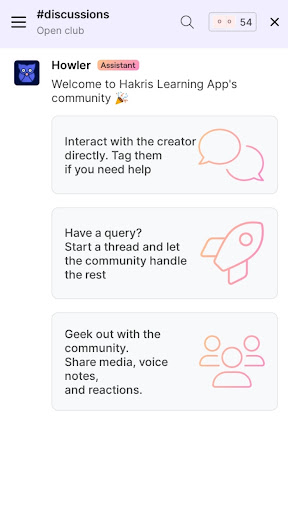 HAKRIS LEARNING APP Screen 3
