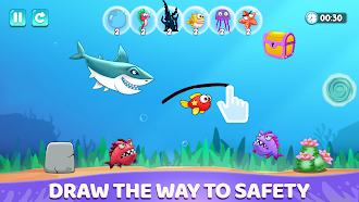 Game screenshot Fish Journey Draw to Escape mod apk