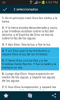 screenshot of Santa Biblia Reina Valera