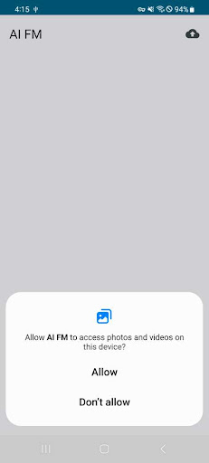 Android application AI FM screenshort