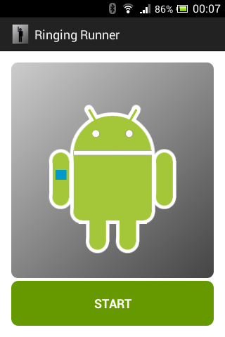 Android application Ringing Runner screenshort
