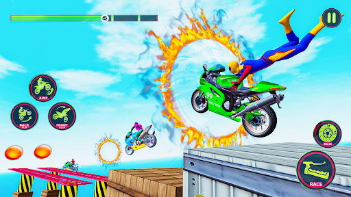 Spider Bike Racing :Bike Game Screen 2
