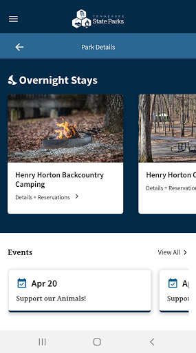 TN State Parks Official App Screen 3