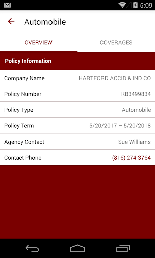 AIA MobileLink Screen 2