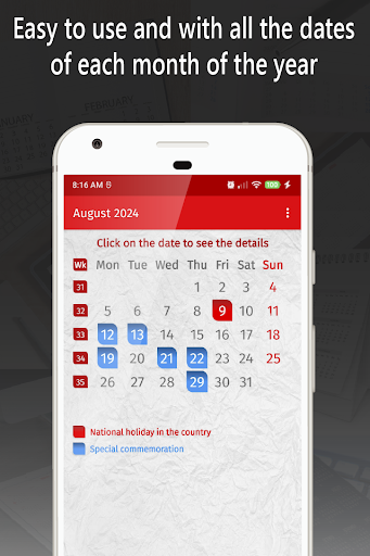 calendar singapore 2024 Screen 2
