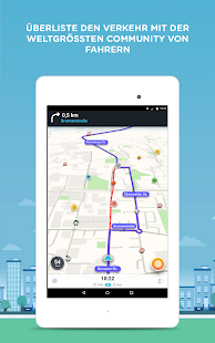 Waze - GPS, Echtzeit-Navigation, Karten & Verkehr Screenshot