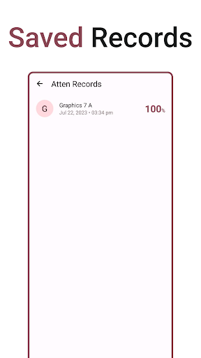Atten - Student Attendance app Screen 3