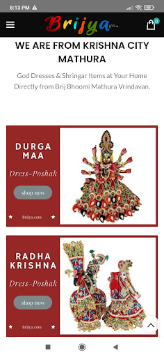 Android application Brijya: God Dresses & Shringar screenshort
