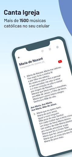 Android application Canta Igreja screenshort