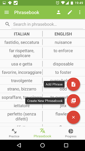 My Vocabulary Booster Screen 2
