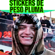 Stickers de peso pluma