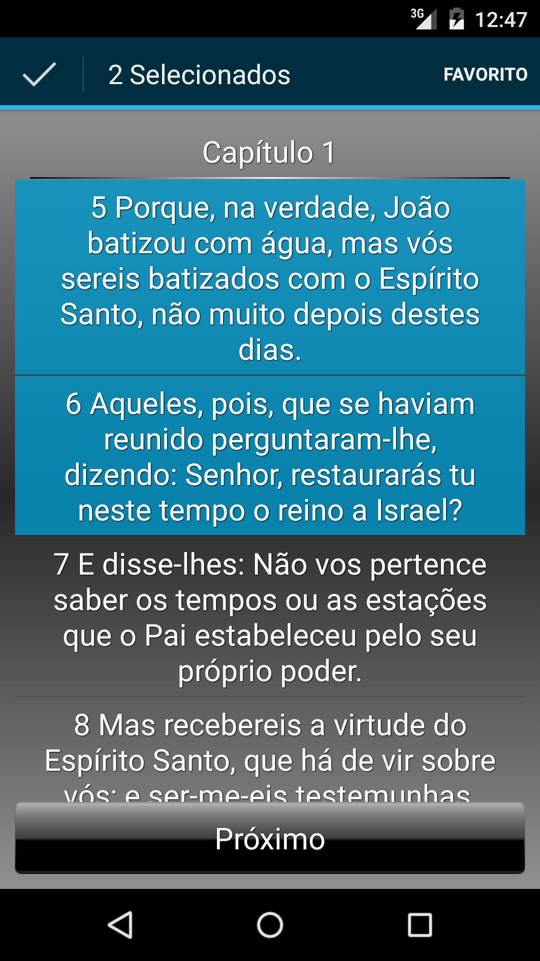 Android application Deus Fala screenshort