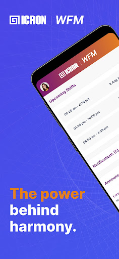 Android application ICRON WFM screenshort