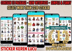 Kumpulan Sticker 2020 Keren Lucu for WAStickerAppsのおすすめ画像1