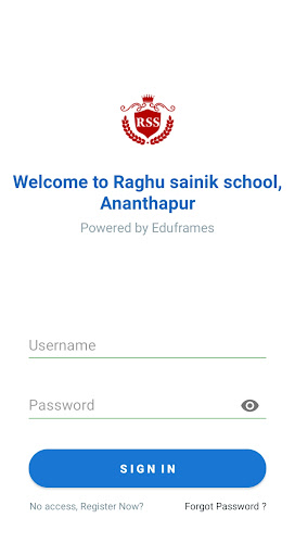 Android application Raghu Sainik School screenshort