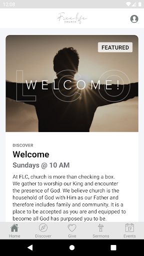 Android application Free Life Church VA screenshort