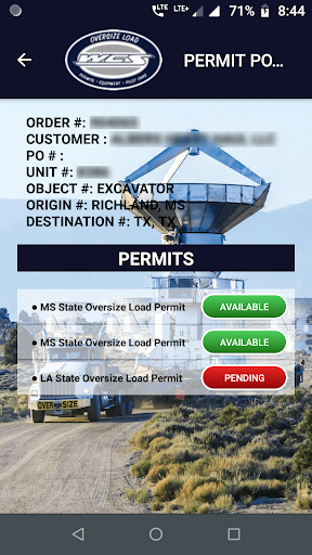 Permit Portal Screen 2