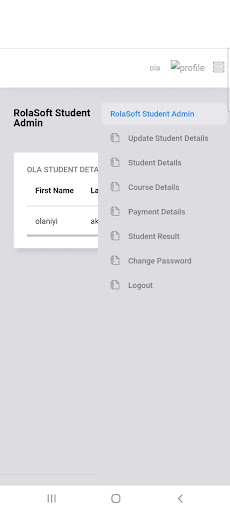 RolaSoft Student Screen 3