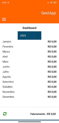 Android application Meu carrinho de lanche screenshort