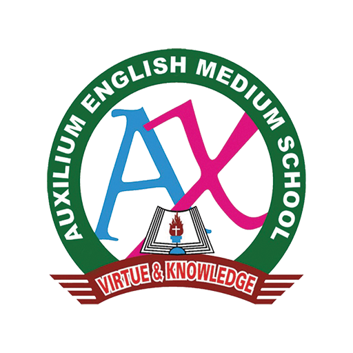 Auxilium English Medium School logo