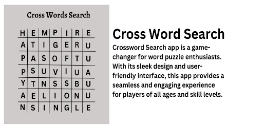 Cross Words Search