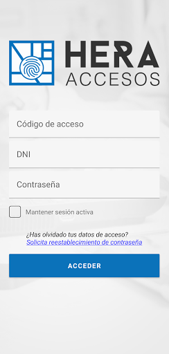 Android application Hera Accesos screenshort