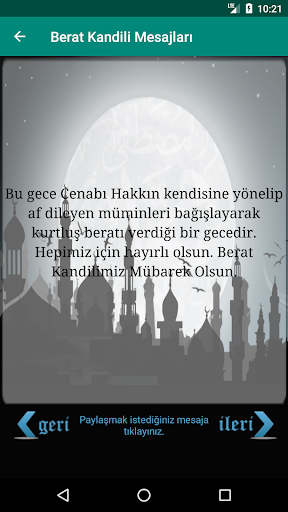 Berat Kandili Mesajları