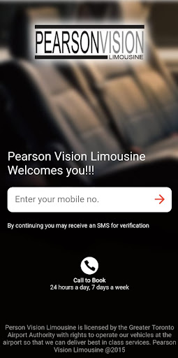 Android application Pearson Vision Limousine screenshort