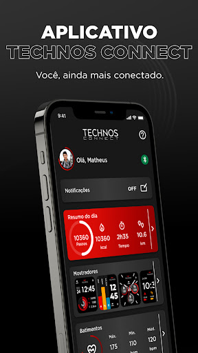 Android application Technos Connect screenshort