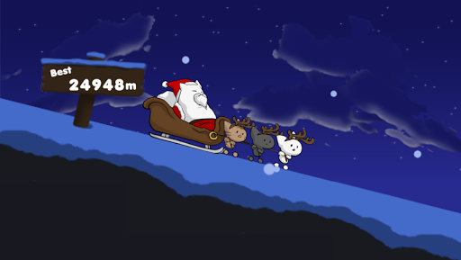 Flying Santa Cat Screen 3