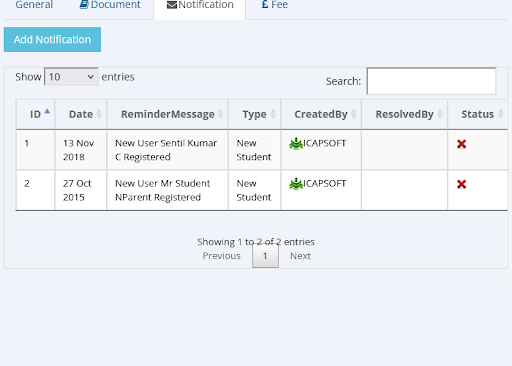 SMS Screen 2
