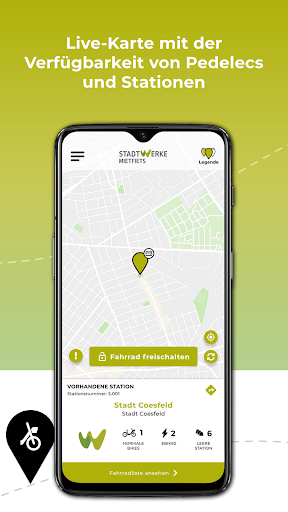 Android application Mietfiets screenshort
