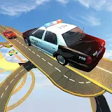 Impossible Police Car Chase Tracks Driving icon