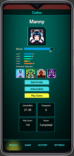Android application Codoo screenshort