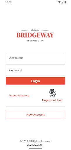 Android application Bridgeway Insurance Online screenshort
