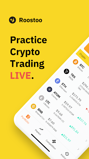 Android application Roostoo: Mock Crypto Trading screenshort