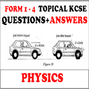 PHYSICS KCSE  TOPICAL QUESTIONS+ANSWERS (FORM1- 4)