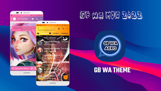 Captura 1 GB WA Mod Blue Theme Version android
